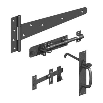 Gate Latch Kit - Black