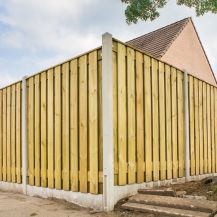 Concrete fence posts