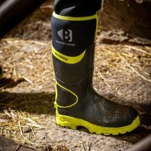 Buckler Safety Neoprene Wellington Black/Yellow