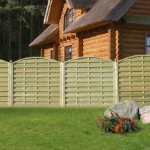 San Remo Bowtop Fence Panel