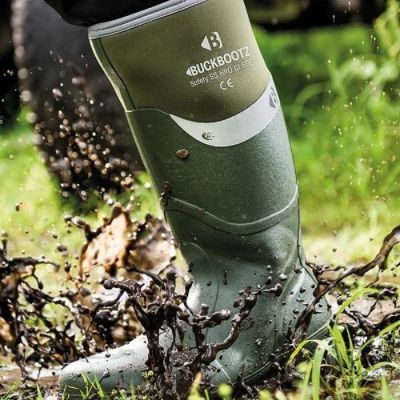 Buckler Boots Safety Wellingtons | Green