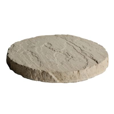 Round Concrete Stepping Stones | Weathered York