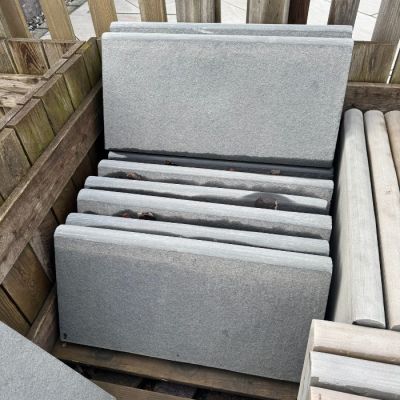 Limestone Bullnosed Coping 300mm x 600mm
