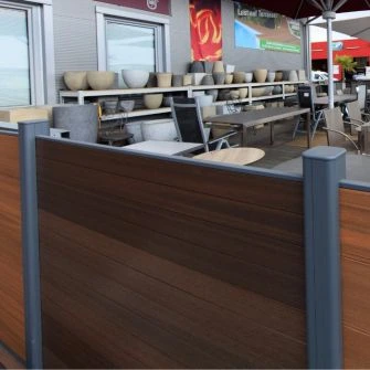 Composite Fencing | Walnut Pack of 3 Boards 