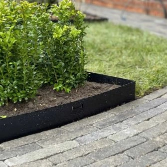 Flexible Steel Lawn Edging | Black 5m Pack