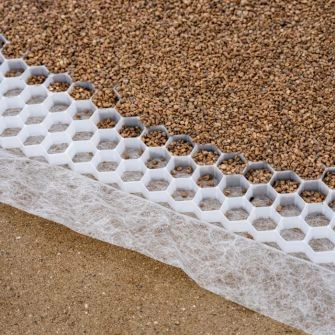 Gravel Grid with Weed Membrane for Driveways