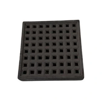 Blue clay airbrick 9 x 9 inch featuring square ventilation holes to help reduce moisture build-up in buildings