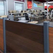 Composite Fencing | Walnut Pack of 3 Boards 