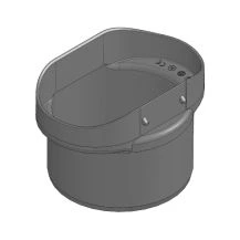 Hauraton Drainage Channel Verticle Outlet Adaptor| Drivetec B125