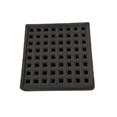 Blue clay airbrick 9 x 9 inch featuring square ventilation holes to help reduce moisture build-up in buildings