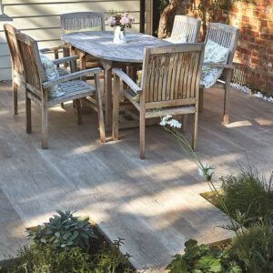 How do you clean and look after porcelain paving?