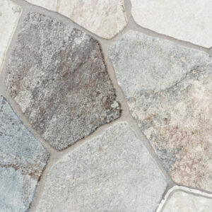 How do you make slurry mix for porcelain paving?