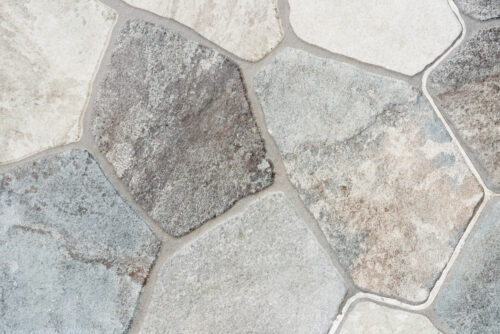 How do you make slurry mix for porcelain paving?