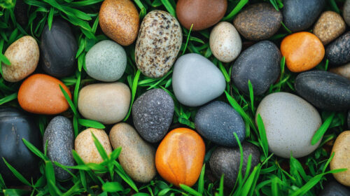 Different types of garden stones