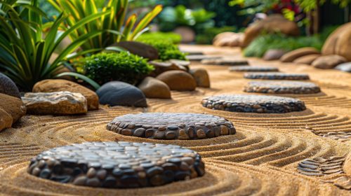 How deep should decorative stone be?