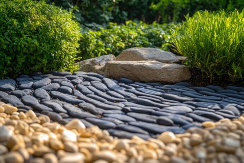 How to prepare the ground for decorative stone