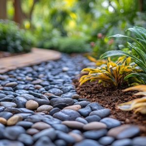Stone garden edging ideas