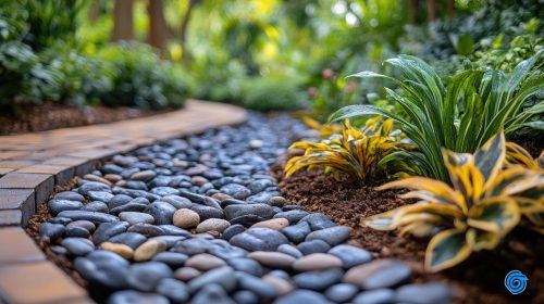 Stone garden edging ideas
